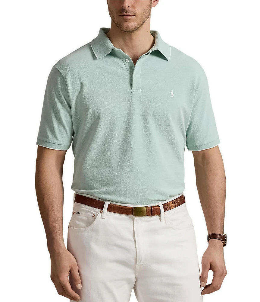 Polo Ralph Lauren Big & Tall Classic Fit Tipped Stretch Mesh Short Sleeve Polo Shirt