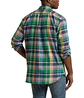 Polo Ralph Lauren Big & Tall Classic Plaid Oxford Long Sleeve Woven Shirt