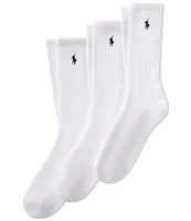 Polo Ralph Lauren Big & Tall Cotton-Blend Crew Socks 3-Pack