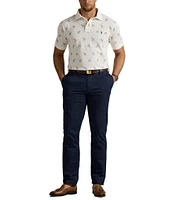 Polo Ralph Lauren Big & Tall Dog Print Mesh Short Sleeve Polo Shirt