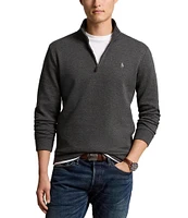 Polo Ralph Lauren Big & Tall Double Knit Mesh Quarter-Zip Pullover