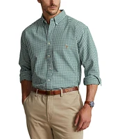 Polo Ralph Lauren Big & Tall Gingham Oxford Long Sleeve Woven Shirt