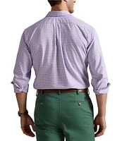 Polo Ralph Lauren Big & Tall Gingham Print Oxford Long Sleeve Woven Shirt
