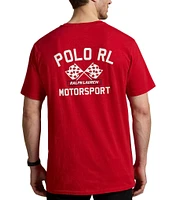 Polo Ralph Lauren Big & Tall Motorsport Graphic Slub Jersey Short Sleeve T-Shirt