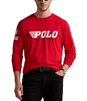 Polo Ralph Lauren Big & Tall Jersey Motorsport Graphic Long Sleeve T-Shirt