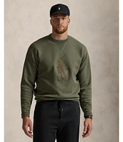 Polo Ralph Lauren Big & Tall Leather Pony Double-Knit Sweatshirt