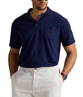 Polo Ralph Lauren Big & Tall Linen-Blend Jersey Short Sleeve Polo Shirt