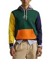 Polo Ralph Lauren Big & Tall Logo Color Block Double-Knit Hoodie