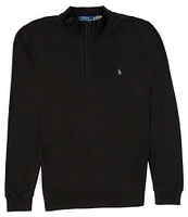 Polo Ralph Lauren Big & Tall Luxury Jersey Quarter-Zip Pullover