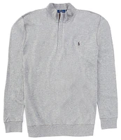 Polo Ralph Lauren Big & Tall Luxury Jersey Quarter-Zip Pullover