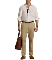 Polo Ralph Lauren Big & Tall Piece Dye Linen Long Sleeve Woven Shirt