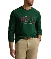 Polo Ralph Lauren Big & Tall Plaid Logo Long Sleeve T-Shirt