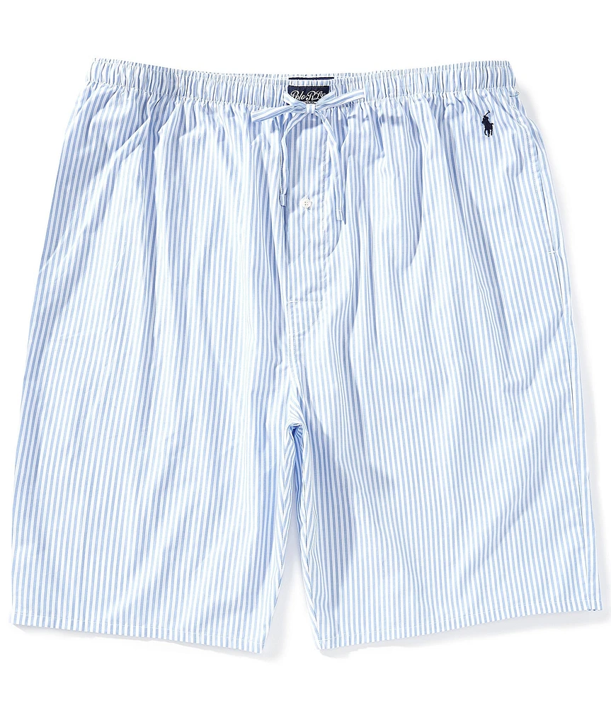 Polo Ralph Lauren Big & Tall Relaxed Fit Classic-Striped Woven Sleep Shorts