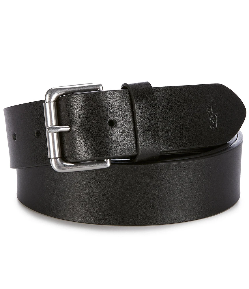 Polo Ralph Lauren Big & Tall Saddle Patch Full-Grain Leather Belt