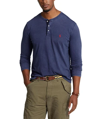 Polo Ralph Lauren Big & Tall Slub Jersey Long-Sleeve Henley