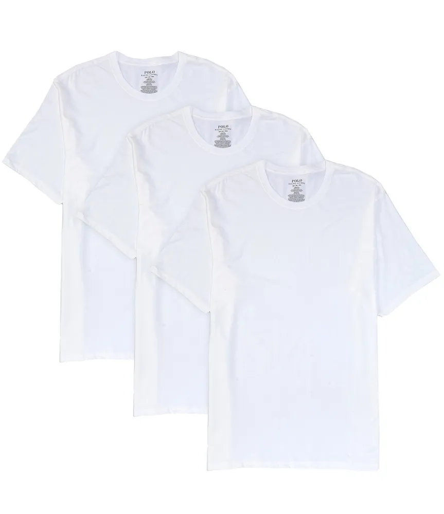 Polo Ralph Lauren Big & Tall Stretch Classic Fit Crew 3-Pack Tees