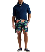 Polo Ralph Lauren Big & Tall Traveler Classic Iconic Hibiscus 6.5#double; Inseam and 7.5#double; Inseam Swim Trunks