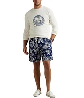 Polo Ralph Lauren Big & Tall Traveler Classic Polo Bear Tropical Printed 6.5#double; Inseam and 7.5#double; Inseam Swim Trunks