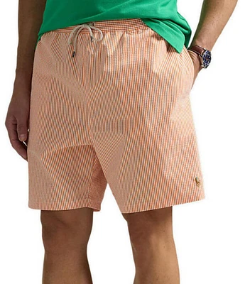 Polo Ralph Lauren Big & Tall Traveler Seersucker Stripe 6.5#double; Inseam and 7.5#double; Inseam Swim Trunks