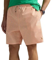 Polo Ralph Lauren Big & Tall Traveler Seersucker Stripe 6.5#double; Inseam and 7.5#double; Inseam Swim Trunks