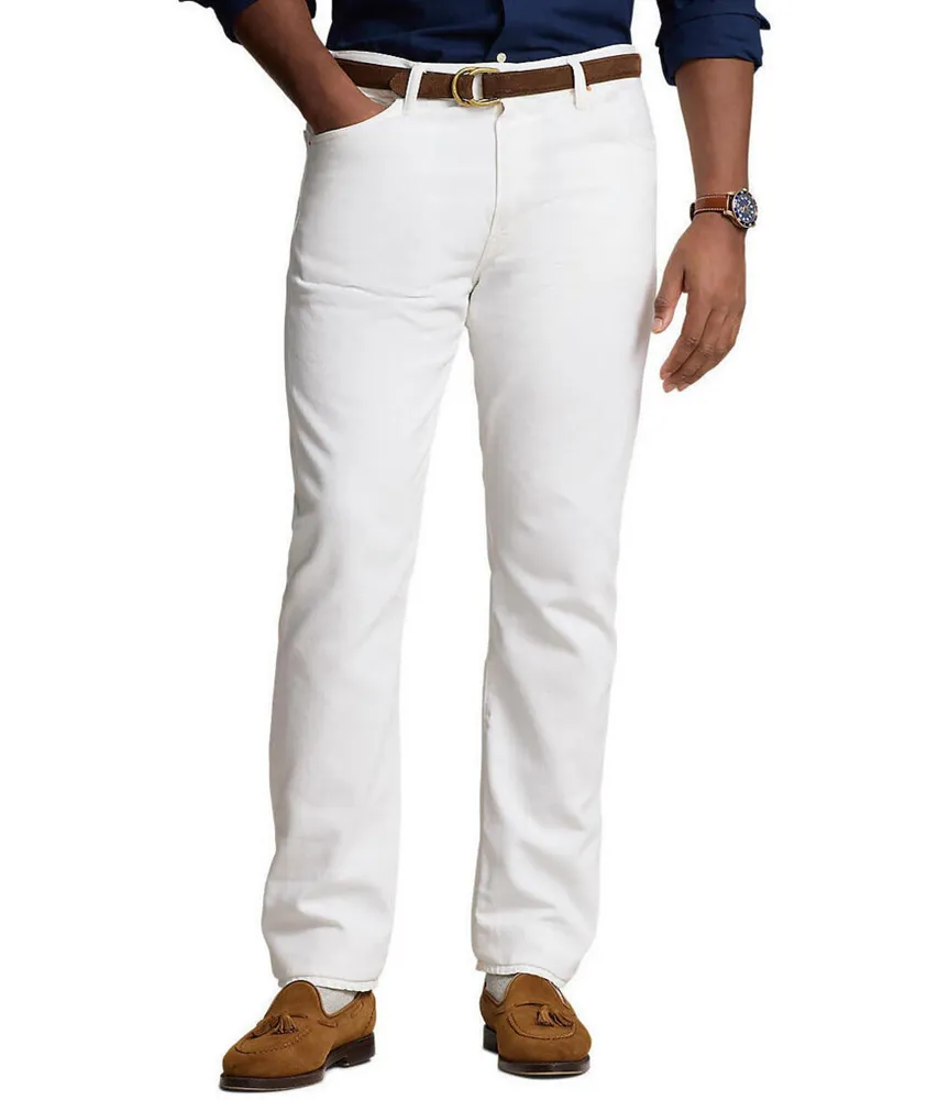 Polo Ralph Lauren Big & Tall Varick Slim Straight Garment-Dyed Jeans