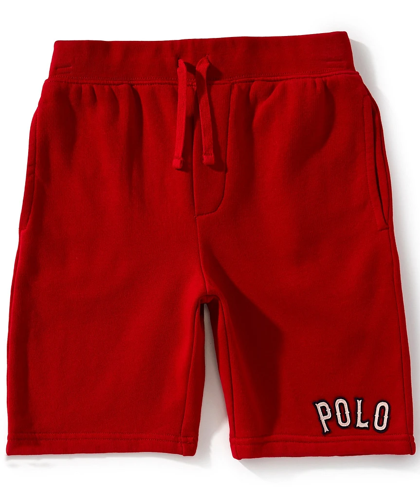 Polo Ralph Lauren Big Boys 8-20 Baseball-Inspired-Appliqued Fleece Shorts