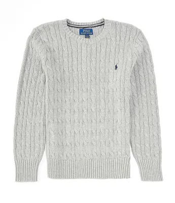 Polo Ralph Lauren Big Boys 8-20 Long Sleeve Cable Knit Sweater