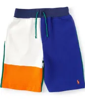 Polo Ralph Lauren Big Boys 8-20 Color Block Fleece Shorts