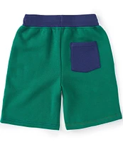 Polo Ralph Lauren Big Boys 8-20 Color Block Fleece Shorts