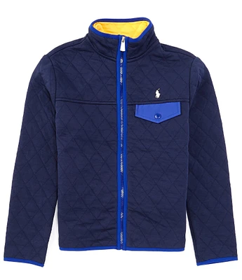 Polo Ralph Lauren Big Boys 8-20 Colorblock Quilted Double-Knit Jacket