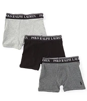 Polo Ralph Lauren Big Boys 8-20 Cotton Stretch Boxer Brief 3-Pack