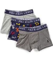 Polo Ralph Lauren Big Boys 8-20 Cotton Stretch Boxer Brief 3-Pack