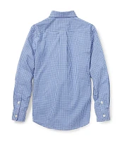 Polo Ralph Lauren Big Boys 8-20 Long Sleeve Gingham Poplin Sportshirt