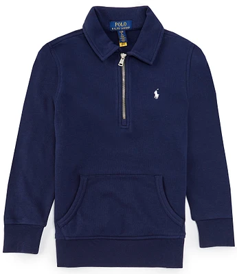 Polo Ralph Lauren Big Boys 8-20 Long Sleeve Collared French Terry Sweatshirt