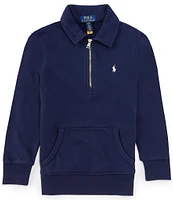 Polo Ralph Lauren Big Boys 8-20 Long Sleeve Collared French Terry Sweatshirt