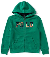 Polo Ralph Lauren Big Boys 8-20 Long Sleeve Corduroy-Logo Fleece Hooded Jacket