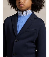 Polo Ralph Lauren Big Boys 8-20 Long Sleeve Double-Knit Jacket