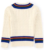 Polo Ralph Lauren Big Boys 8-20 Long Sleeve Iconic Cricket Sweater