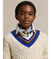 Polo Ralph Lauren Big Boys 8-20 Long Sleeve Iconic Cricket Sweater