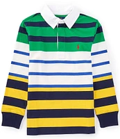 Polo Ralph Lauren Big Boys 8-20 Long Sleeve Iconic Rugby Shirt