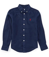 Polo Ralph Lauren Big Boys 8-20 Long Sleeve Linen Shirt