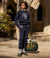 Polo Ralph Lauren Big Boys 8-20 Long-Sleeve Logo Color-Blocked Fleece Hoodie