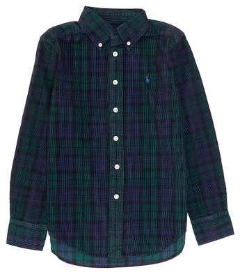 Polo Ralph Lauren Big Boys 8-20 Long Sleeve Plaid Corduroy Shirt