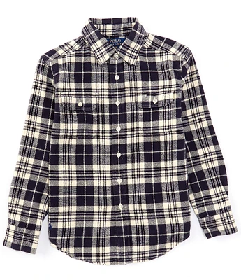 Polo Ralph Lauren Big Boys 8-20 Long-Sleeve Plaid Flannel Workshirt