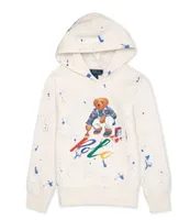 Polo Ralph Lauren Big Boys 8-20 Long Sleeve Polo Bear Fleece Hoodie