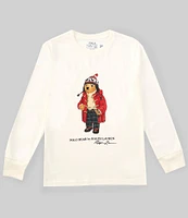 Polo Ralph Lauren Big Boys 8-20 Long Sleeve Polo Bear Jersey T-Shirt