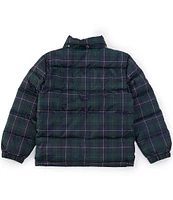 Polo Ralph Lauren Big Boys 8-20 Long Sleeve Polo Bear Polo Tartan-Plaid Down Jacket