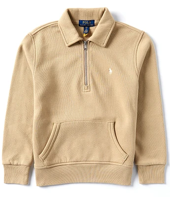 Polo Ralph Lauren Big Boys 8-20 Long Sleeve Quarter-Zip Fleece Pullover