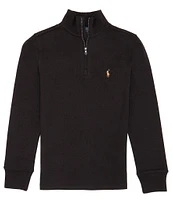 Polo Ralph Lauren Big Boys 8-20 Long Sleeve Quarter Zip Interlock Pullover