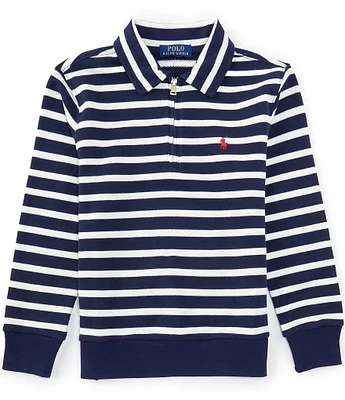 Polo Ralph Lauren Big Boys 8-20 Long Sleeve Striped French Terry Sweatshirt